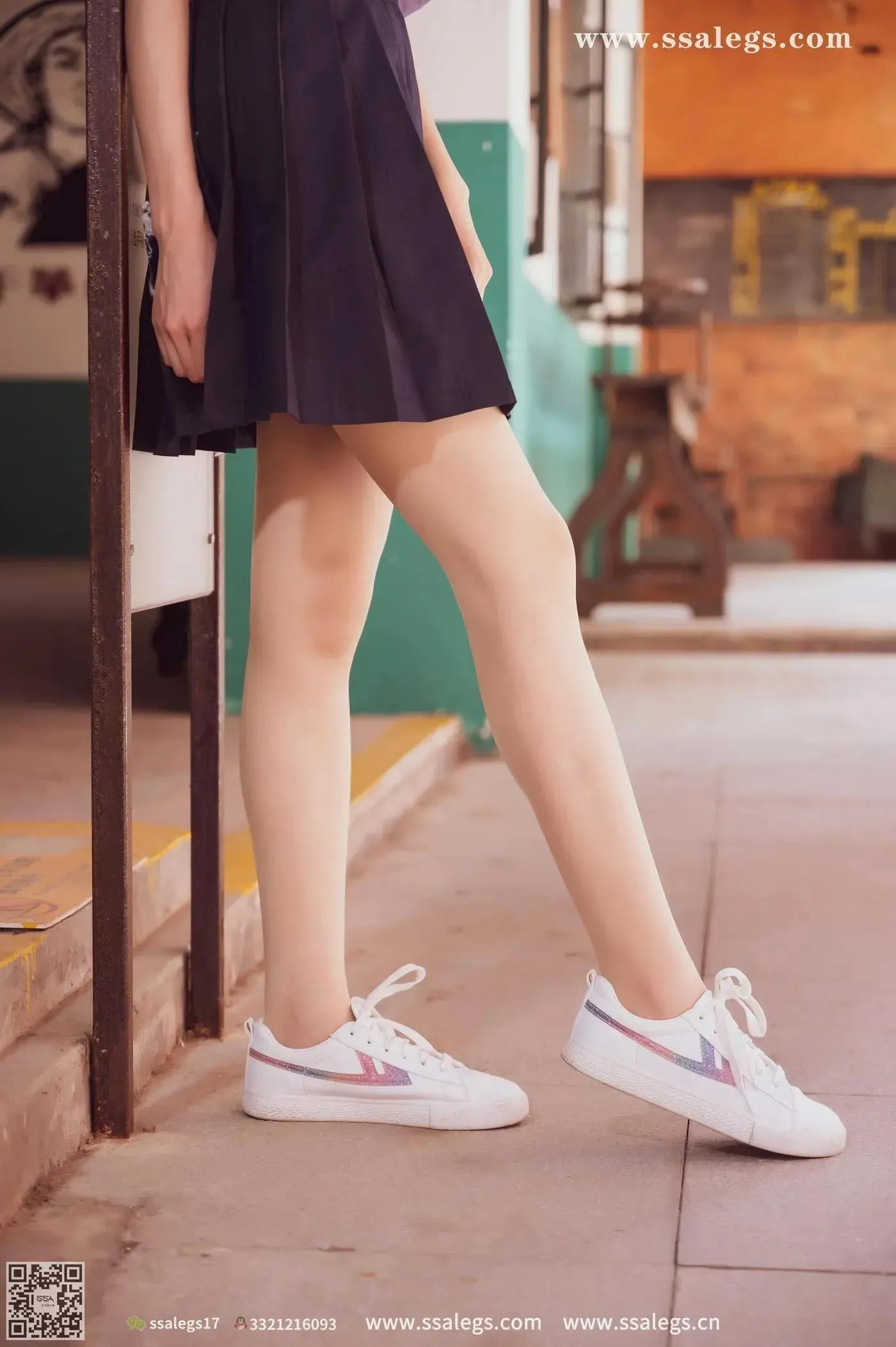 [SSA丝社]超清写真 NO.422 漫漫白色jk制服肉丝写真(下) [84P]插图